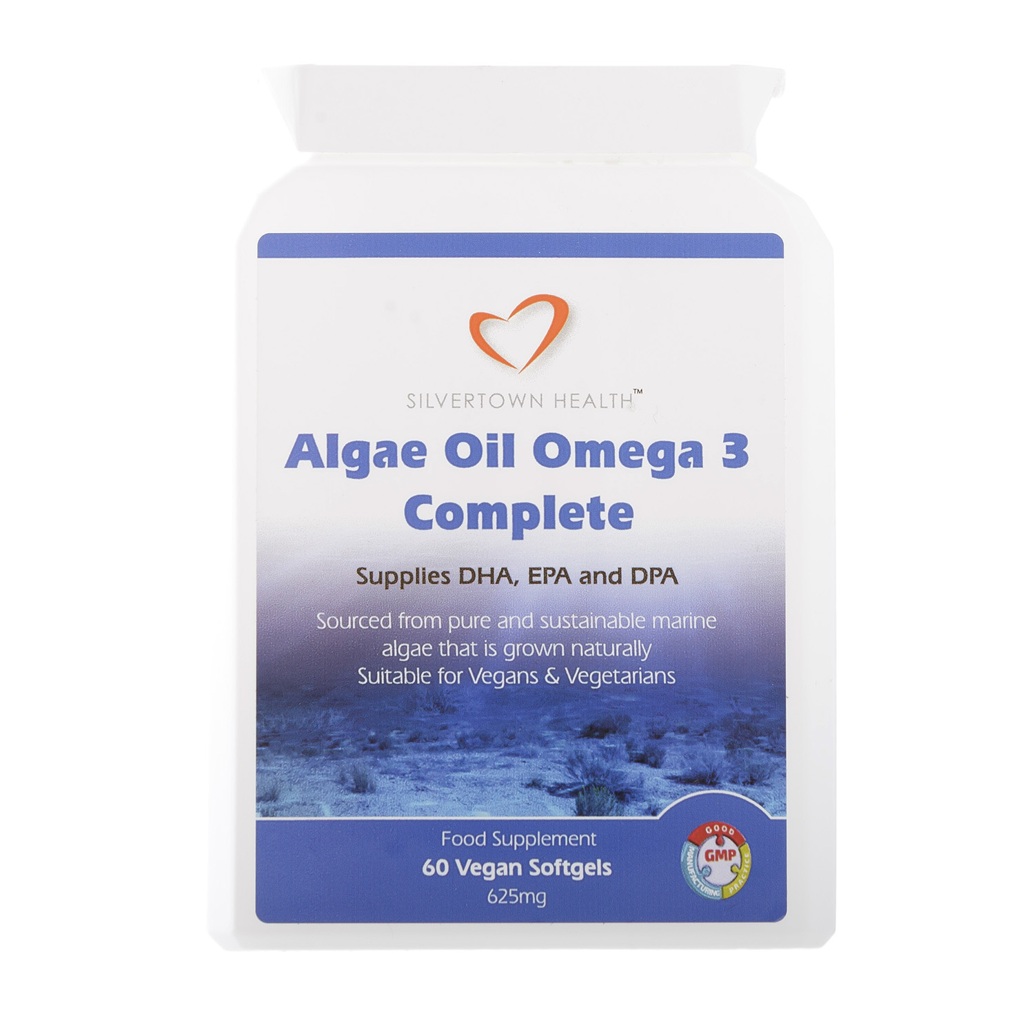 Algea Oil Omega 3 Complete - www.silvertownhealth.co.uk